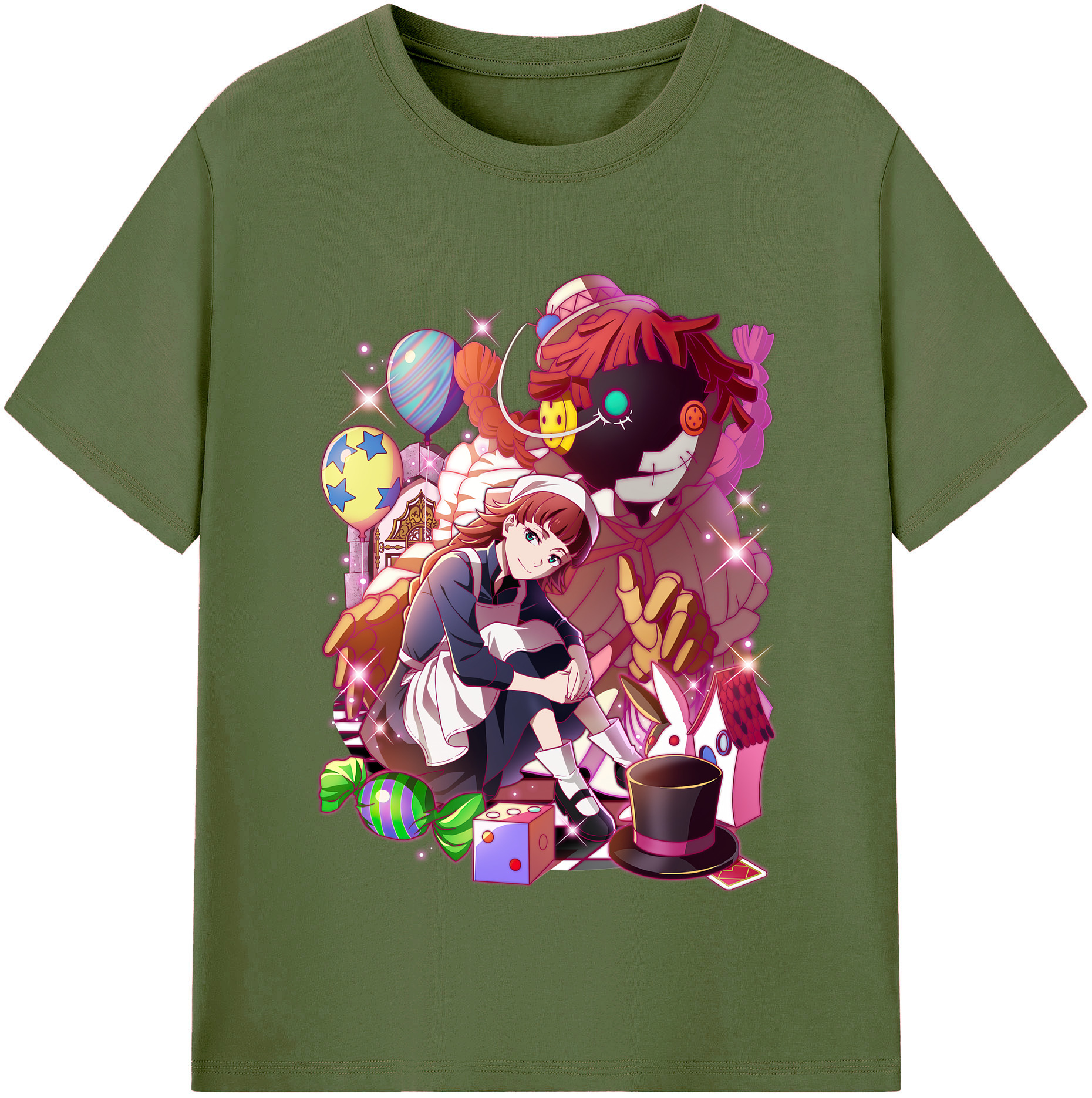 （画像用） 文豪ストレイドッグス Bungo Stray Dogs 綿100％半袖Tシャツ（フロントプリント）